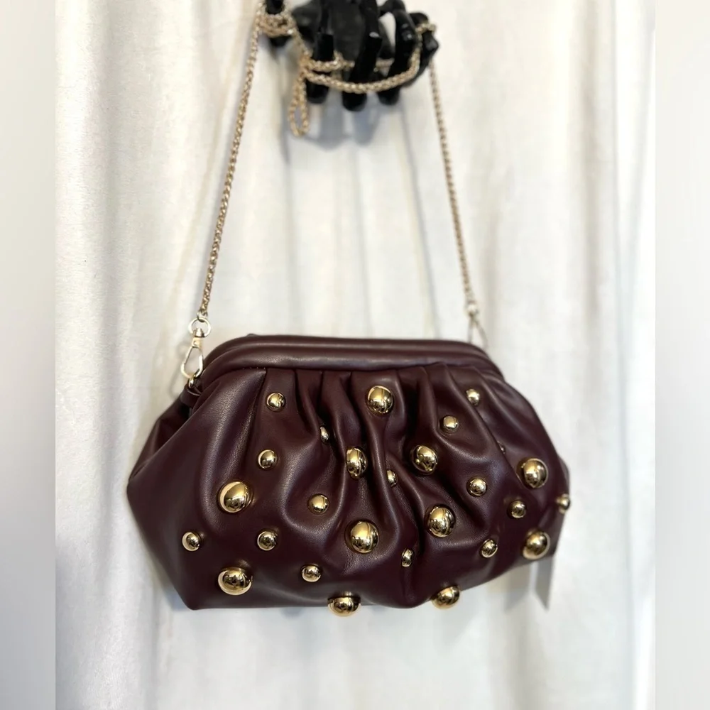 🍷URBAN EXPRESSIONS WINE/BROWN CAREY BAG🍷NWT